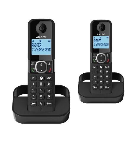Ασύρματο τηλέφωνο ALCATEL F860 DUO μαύρο