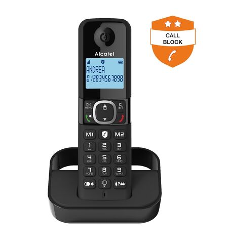 Ασύρματο τηλέφωνο ALCATEL F860 DUO μαύρο