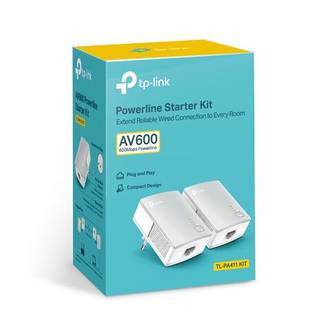 Powerline starter kit TP-LINK TL-PA411KIT V4 AV600