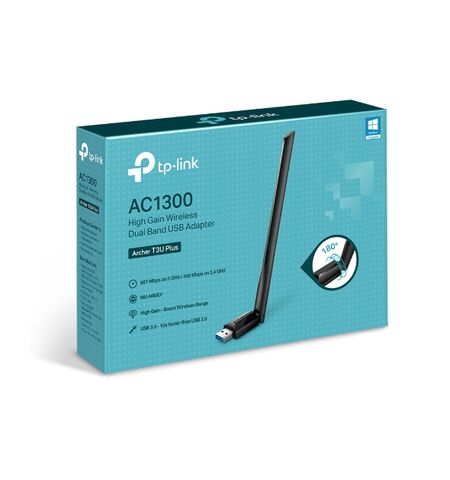 Δικτυακός αντάπτορας USB TP-LINK Archer T3U plus V1 AC1300