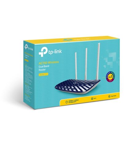 Ασύρματο ROUTER TP-LINK Archer C20 V5 AC750 Dual band