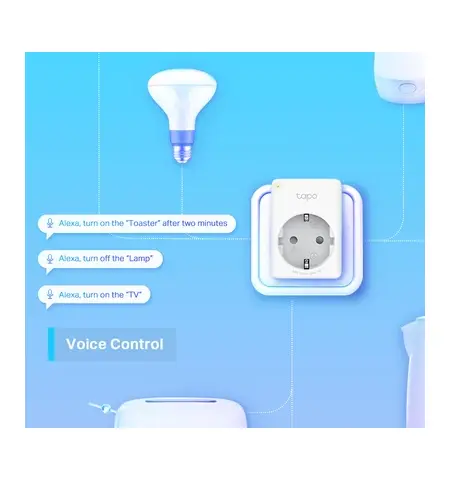 Smart αντάπτορας ρεύματος TP-LINK TAPO-P100, Wi-Fi, bluetooth, Ver. 1.0