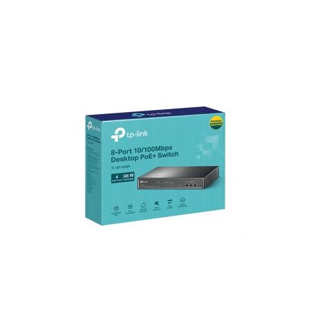 TP-LINK TL-SF1008P V7 8-Port 10/100Mbps Desktop Switch with 4-Port PoE+