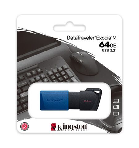 USB stick  KINGSTON 64GB Datatraveler Exodia M 3.2 GEN 1