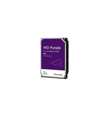 Εσωτερικός σκληρός δίσκος 3,5'' WESTERN DIGITAL WD23PURZ 2TB SATA 3 PURPLE