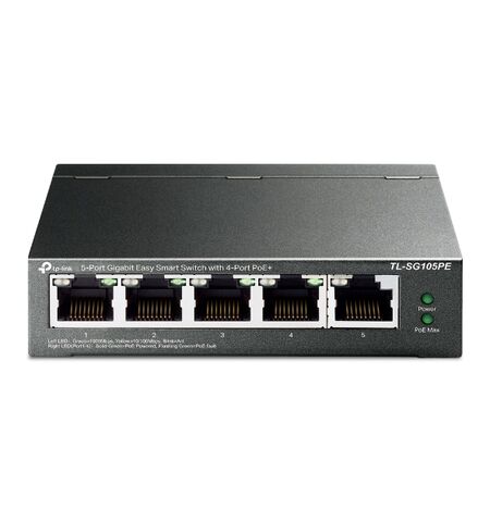 Switch TP-LINK TL-SG105PE V2 5-PORT Gigabit easy smart with 4-Port POE+