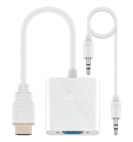 Μετατροπέας GOOBAY HDMI σε VGA με 3,5MM jack για ήχο
