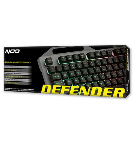 Ενσύρματο πληκτρολόγιο gaming NOD DEFENDER