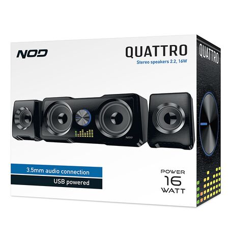 Ηχεία NOD Quattro 2.2  16W μαύρα