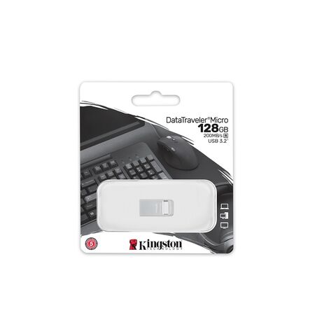 USB stick KINGSTON Data traveler micro DTMC3G2 128GB