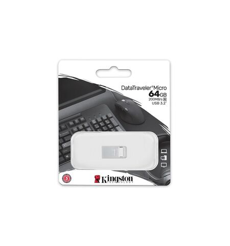 USB stick KINGSTON Data traveler micro DTMC3G2 64GB
