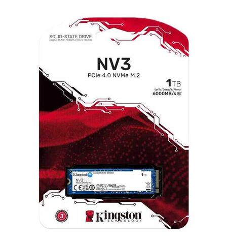 Δίσκος KINGSTON SSD NV3 NVME PCIE 4.0 M.2 SNV3S/1000G 1TB