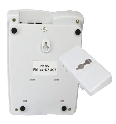 Σταθερό τηλέφωνο NOOZY Phinea N27 με μεγάλα πλήκτρα και πλήκτρο άμεσης ανάγκης