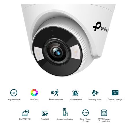 Δικτυακή κάμερα TP-LINK VIGI C440-2.8 V2 Turret 4MP Full-color