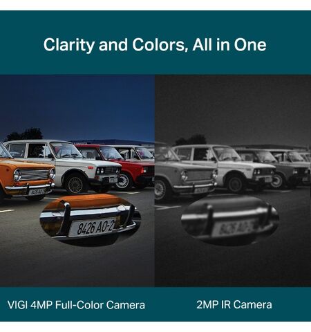 Εξωτερική δικτυακή κάμερα TP-LINK VIGI C540-4 4MP full-color pan/titl