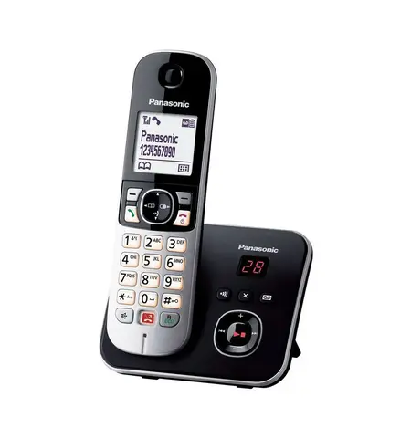 Ασύρματο τηλέφωνο PANASONIC KX-TG6861GRB μαύρο