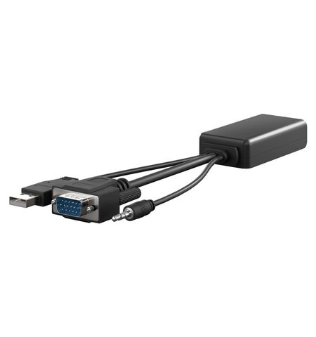 Αντάπτορας GOOBAY VGA σε HDMI 3.5mm JACK μαύρος