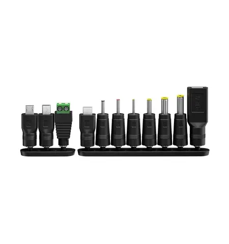 Eπιτοίχιος φορτιστής Goobay 3V-12V 27W/2.25A 12 tips
