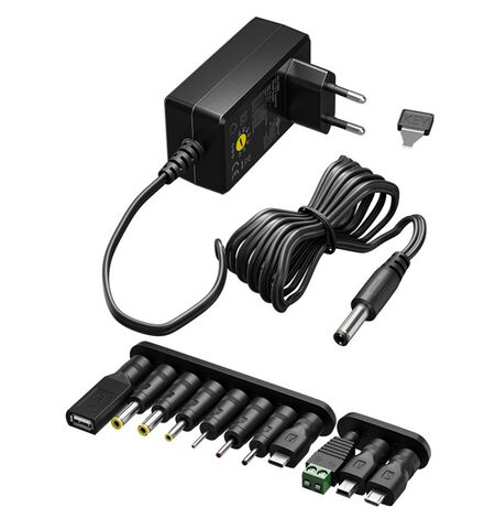 Universal τροφοδοτικό GOOBAY 3V-12V 3.6W με 12 βύσματα
