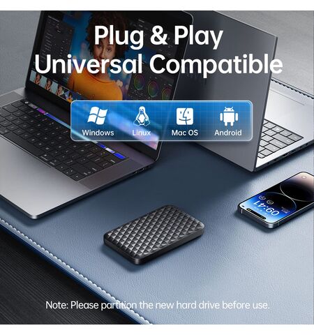 Εξωτερική θήκη ORICO 2.5" SATA HDD/SSD 2520U3-V1 5Gbps