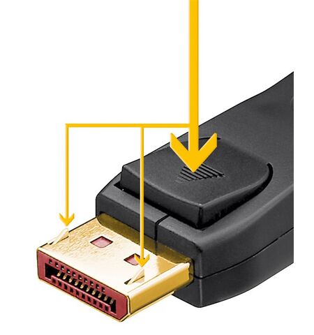 Καλώδιο DISPLAYPORT GOOBAY 74761 16K 60HZ 2M μαύρο