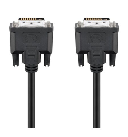 Καλώδιο GOOBAY DVI-D 24+1 93573 30AWG Full HD μαύρο
