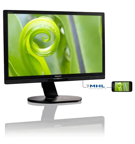 Οθόνη PHILIPS 241P6EPJEB 23.8'' VGA DVI HDMI DISPLAYPORT με ενσωματωμένα ηχεία