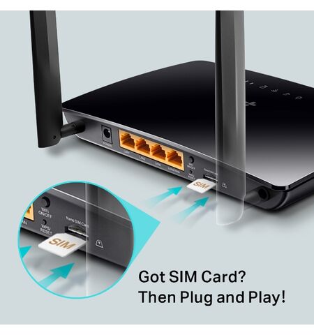 Ασύρματο router TP-LINK ARCHER MR400 V5 AC1200 DUAL BAND 4G LTE