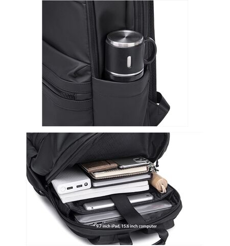 Τσάντα πλάτης ARCTIC HUNTER B00536 με θήκη laptop 15.6" 21L γκρι