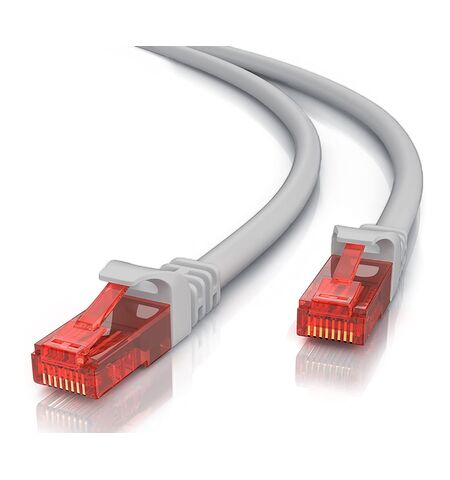 Καλώδιο δικτύου POWERTECH CAT 6 U/UTP 1M γκρι