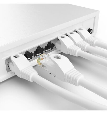 Καλώδιο δικτύου POWERTECH CAB-N385 CAT 6 U/UTP CCA 250HZ 15M λευκό