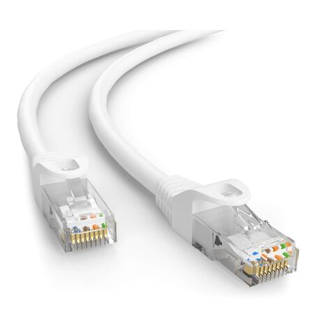 Καλώδιο δικτύου POWERTECH CAB-N385 CAT 6 U/UTP CCA 250HZ 15M λευκό