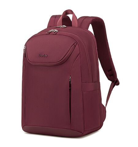 Γυναίκεια τσάντα πλάτης CHANTRIA CB00638 με θήκη laptop 15.6"  20.2L μπορντό