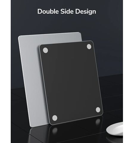 Μεταλλικό mouse pad CABLETIME CT-MP24-AS 246x202x2MM ασημί με μαύρο