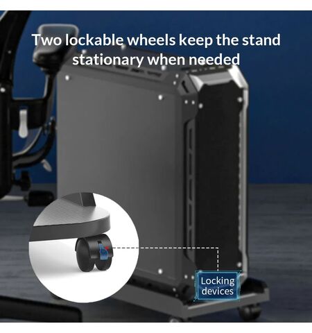 Universal βάση με ροδάκια IAMAKER DND  μαύρη