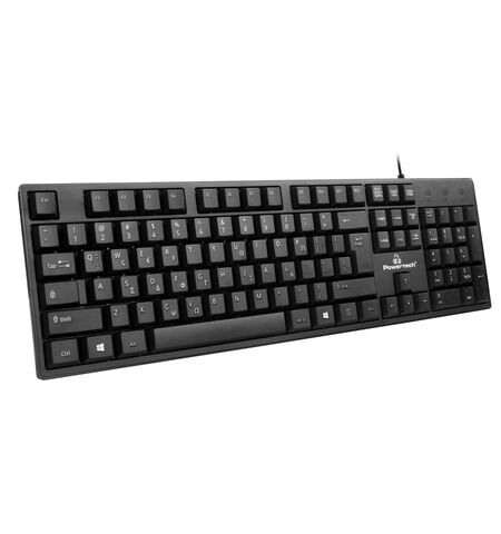 Ενσύρματο πληκτρολόγιο POWERTECH PT-1074  μαύρο