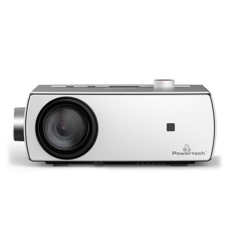 Βιντεοπροβολεας POWERTECH PT-1158 LED ηχείο 1080P 210 ANSI LM λευκός