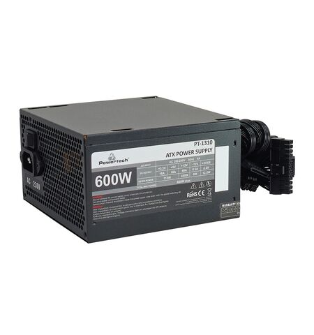 Τροφοδοτικό POWERTECH PT-1310 600W  ATX 120MM