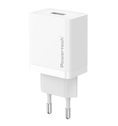 Φορτιστής τοίχου USB POWERTECH PT-1320 12W λευκός