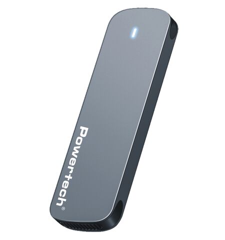 Εξωτερική θήκη POWERTECH PT-1375 για M.2 SATA/NVME SSD 10GBPS γκρι