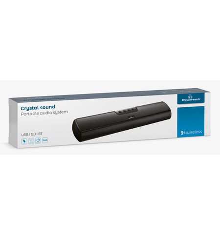 Soundbar POWERTECH PT-989 20W RMS TWS μαύρο