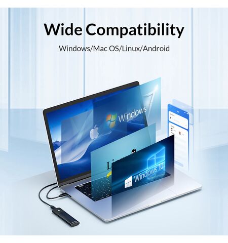 Εξωτερική θήκη ORICO για M.2 SATA SSD PWM2 5GBPS μαύρη