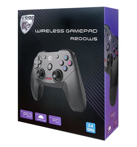 Ασύρματο gamepad ROAR R200WS  με δόνηση  για PC PS3 και Android TV BOX