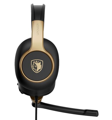 Gaming ακουστικά SADES Upower SA-703-BK 40MM  μαύρο- χρυσό