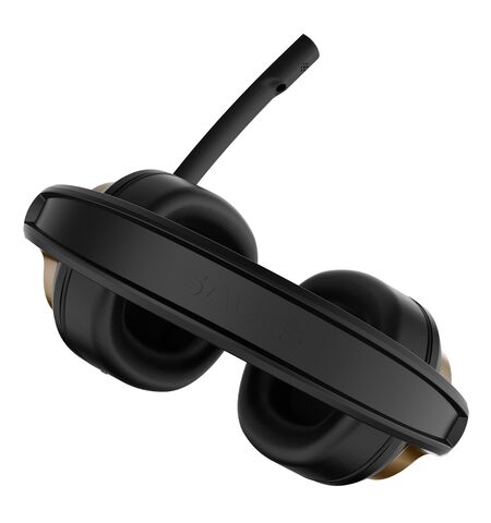 Gaming ακουστικά SADES Upower SA-703-BK 40MM  μαύρο- χρυσό