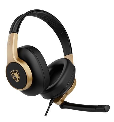 Gaming ακουστικά SADES Upower SA-703-BK 40MM  μαύρο- χρυσό