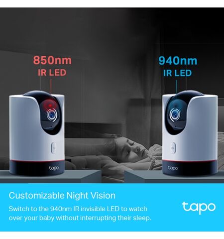 Smart wi-fi camera TP-LINK TAPO C225 V2 pan/tilt ai home security