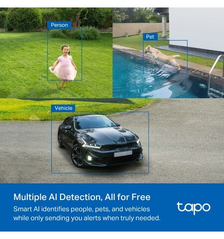 Εξωτερική Κάμερα Ασφαλείας TP-Link Tapo C425KIT V1.2 Wi-Fi 2K με Ηλιακό Πάνελ