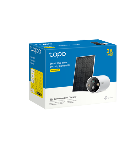 Εξωτερική Κάμερα Ασφαλείας TP-Link Tapo C425KIT V1.2 Wi-Fi 2K με Ηλιακό Πάνελ