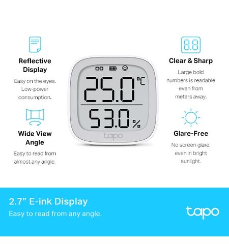 Θερμόμετρο και υγρόμετρο TP-LINK TAPO T315 V1.2